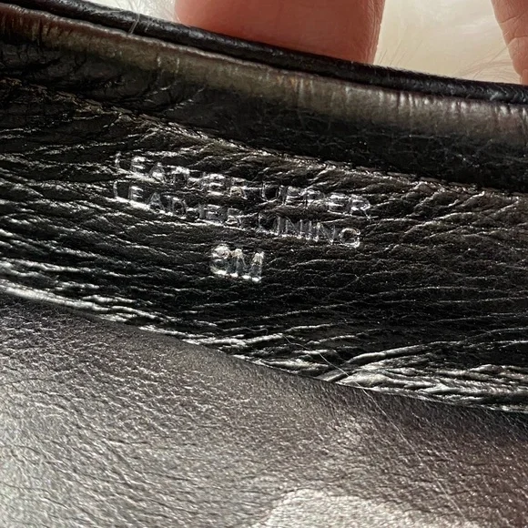 LAST CHANCE Via Spiga Black Ballet Style Flats, 8 - Picture 9 of 9